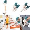 Kids Vacuum Cleaner for Toddlers, Cordless Vacuum Toy Housekeeping Cleaning Set Includes 3 Different Nozzle, Duster, Pretend Play Household
