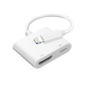 HDMI Adapter Lightning TV Projector Monitor iOS Compatible Video Streaming White Smart Media