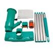 Pool Maintenance Kit for Above Ground Pools Portable Pool Jet Underwater Cleaner Brush with Bag 4Ft Detabchaable Pole Spa Pond Swimming Pool Cleaning Supplies and Accessories