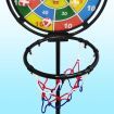 Kids 3 IN 1 Basketball Hoop Dart Board Ring Toss Activity Centre Play Equipment