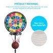 Kids 3 IN 1 Basketball Hoop Dart Board Ring Toss Activity Centre Play Equipment