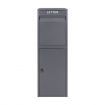 Letterbox Freestanding Weatherproof Parcel Mailbox Delivery Postbox Drop Box