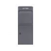 Freestanding Letterbox Weatherproof Postbox Delivery Mailbox Drop Box