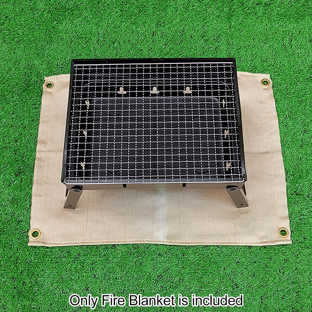 Fire Pit Mat Fire Blanket Fireproof Mat For BBQ (95 X 100cm