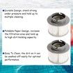 Replacement Filter for MSpa FD2089, Filter Cartridge Pump for Swimming Pool Hot Subs and Spas, 2pcs