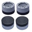4pcs Foot Pad Shockproof Rubber Washing Machine Mat Noise-Dampening Dryer Pad Non-Slip Supplies, 3.5cm