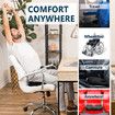 Seat Cushion for Tailbone Pain - Car Seat Cushion for Office Chair, Back Pain & Sciatica Relief (Black)