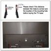 Universal TV Stand Base,LANMI TV Table top Pedestal Mount for sumsung Song TCL LCD LED Plasma TVs