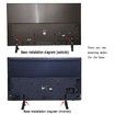Universal TV Stand Base,LANMI TV Table top Pedestal Mount for sumsung Song TCL LCD LED Plasma TVs