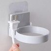 Bathroom hair dryer rack bathroom storage rack perforation-free wall hanging