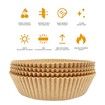 100pcs 16x4.5cm Air Fryer Disposable Paper Liner Non-Stick Air Fryer Paper Liners,Baking Paper Food Grade Parchment