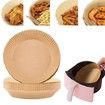 100pcs 16x4.5cm Air Fryer Disposable Paper Liner Non-Stick Air Fryer Paper Liners,Baking Paper Food Grade Parchment