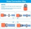 Swimming Pool Jet Vacuum Cleaner with 5 Pole Sections Underwater Cleaning Suction Spa Tub Vacuum Portable Household Cleaning Equipment Tool