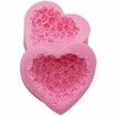 Rose Flower Heart Shape Silicone Mold Cake 3D Chocolate Mold DIY Fondant Sugar Soap Candle for Valentine's Day, Wedding, Anniversary Birthday