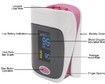 Fingertip Pulse Oximeter Blood Oxygen Saturation and Pulse Rate Monitor Col.Pink
