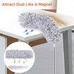 1.4M Microfiber Dusters for Cleaning High Ceiling, Extendable Dusters with Extension Pole 5PCS Fan, High Ceiling, Computer, Blinds, Furniture & Cars