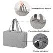 Toiletry Bag Travel Bag Organizer,4 Sections Water-resistant Cosmetic Bag Makeup Bag with Hanging Hook Grey