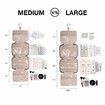 Toiletry Bag Travel Bag with Hanging Hook Water Resistant Makeup Cosmetic Bag Travel Organizer Pink