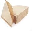 Coffee Paper Filters 100 Count Disposable V60 Cone Unbleached Coffee Filters Brown Paper Coffee Filters Fit for Pour Over and Drip Coffee Maker
