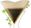 Coffee Paper Filters 100 Count Disposable V60 Cone Unbleached Coffee Filters Brown Paper Coffee Filters Fit for Pour Over and Drip Coffee Maker