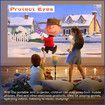 2022 Newest Portable Mini Projector 360P LCD Native Cinema Player Video Multimedia Home Theater Pico LED Col yellow and grey