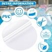 Self-Adhesive Vinyl Repair Patch Plastic Repair Patches Kit for Swimming Pools Inflatable Boats Products 30 Pieces 6x6cm