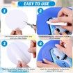 Self-Adhesive Vinyl Repair Patch Plastic Repair Patches Kit for Swimming Pools Inflatable Boats Products 30 Pieces 6x6cm