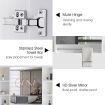 Bathroom Mirrored Cabinet Wall Storage Medicine Shaving Organiser with Door Shelves White 90x12x65cm