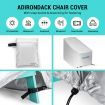 Neader Reclining Chair Adirondack Occasional Foldable Outdoor Lounging Furniture Green