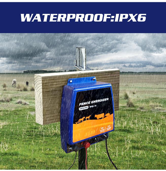 Petscene 30KM Electric Fence Energiser Charger Mains Fencing Energizer