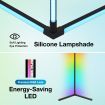 RGB LED Floor Lamp Light Corner Standing Lighting Remote Control for Bedroom Living Room 158CM