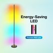 RGB LED Floor Lamp Corner Standing Light Remote Control for Bedroom Living Room 158CM