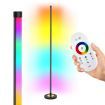 RGB LED Floor Lamp Corner Standing Light Remote Control for Bedroom Living Room 158CM