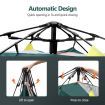 OGL 3 Person Tent Beach Camping Instant Pop Up Shelter Family Sun Shade 215x200x141cm Green White