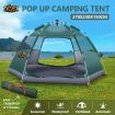 OGL 5 Person Tent Instant Pop Up Beach Camping Shelter Sun Shade Family 270x230x150CM Green