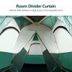 6 Person 2 Room Tent Camping Shelter Beach Sun Shade Family 325X215X185CM Green White