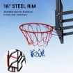 Basketball Hoop Stand System Ring Portable Height Adjustable Fitness Equipment