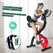 Genki Folding Exercise Spin X-Bike Magnetic Indoor Cycling Upright Recumbent Bicycle 100 Levels LCD App Bluetooth