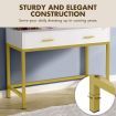 Maxkon Dressing Table Vanity Makeup Desk 10 LED Lighted Mirror with Stool 2 Drawers Shelves White