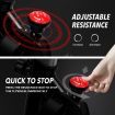 Genki Indoor Cycling Exercise Bike Stationary Spin Bicycle Shock Absorbing Training Red