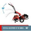 Tiller Cultivator Rotary Self Propelled Plough Rototiller Garden Tool 8HP 212CC