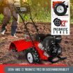 Rotary Tiller Cultivator Self Propelled Plough Rototiller Garden Tool 8HP 212CC