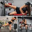 Fitness Equipment Gym Padded Ankle Strap Double D-ring Adjustable Ankle Weight Leg Training Strap