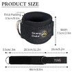 Fitness Equipment Gym Padded Ankle Strap Double D-ring Adjustable Ankle Weight Leg Training Strap