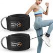 Fitness Equipment Gym Padded Ankle Strap Double D-ring Adjustable Ankle Weight Leg Training Strap