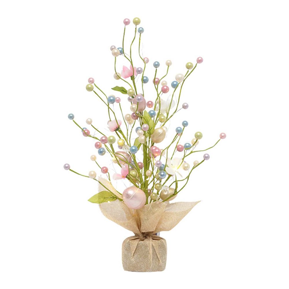 17.7 Inch Illuminated Easter Tree Decoration for Festival, Birthday, Wedding, Home Decor