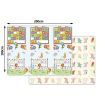 BoPeep Kids Play Mat Baby Crawling Pad Floor Foldable XPE Foam Non-slip Zoo