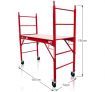 Red Safety Scaffold & Work Platform