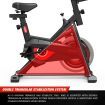 GENKI Fitness Spin Bike Indoor Cycling Home Exercise Adjustable Belt Drive Stationary Bicycle Workout
