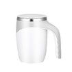 Automatic Self Stirring Magnetic Mug Stainless Steel Temperature Difference Coffee Mixing Cup Blender Smart Mixer Thermal Cup Color White
